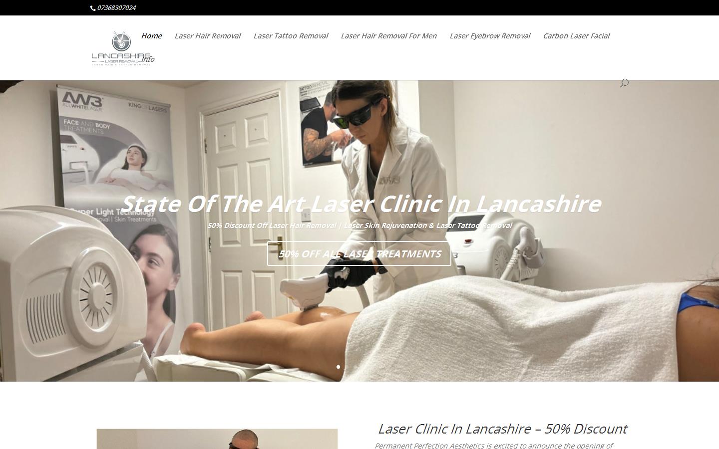 Lancashire Laser Removal Website