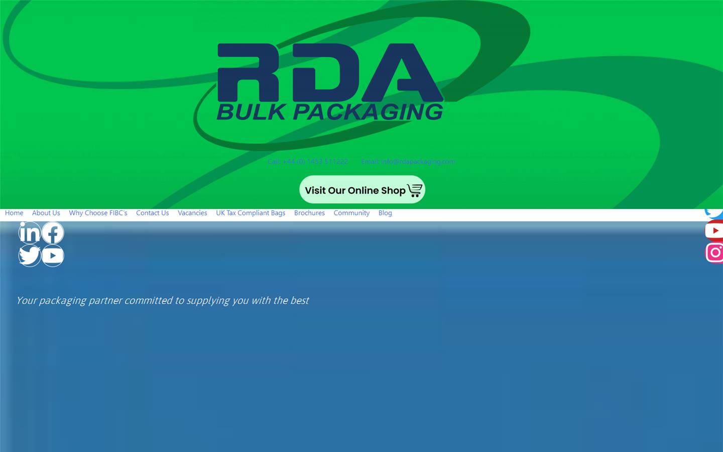 RDA Packaging Website