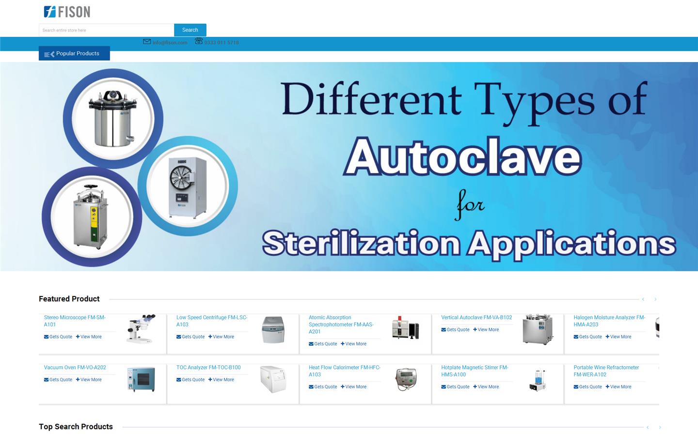 Fison Instruments Ltd Website