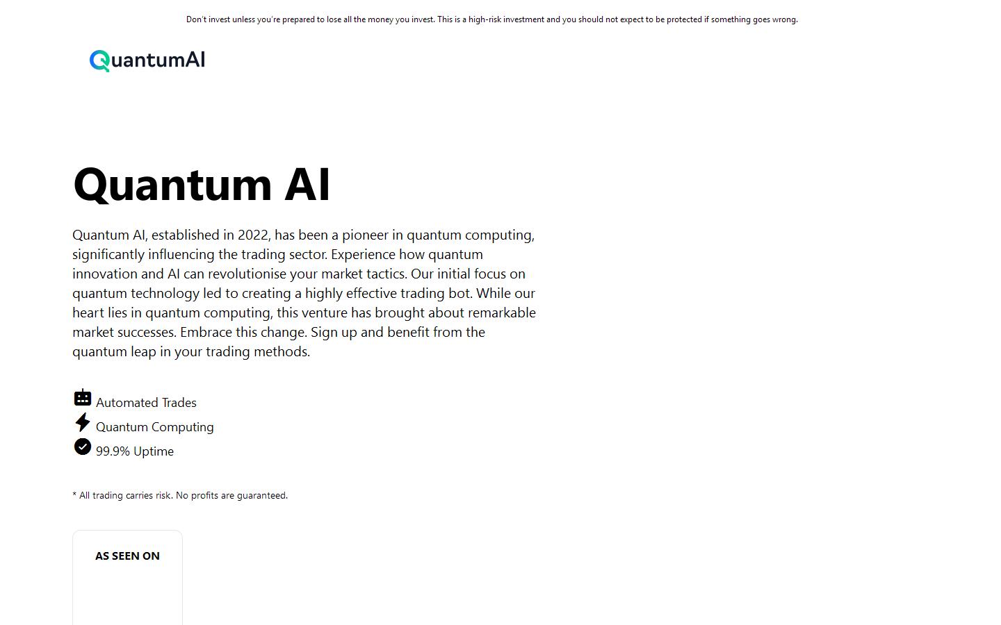 Quantum AI Website