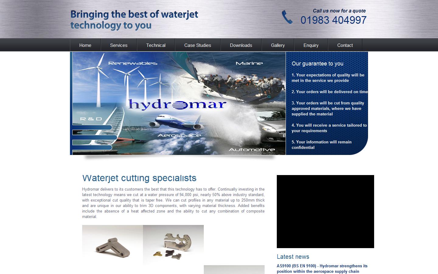 Hydromar Ltd Website