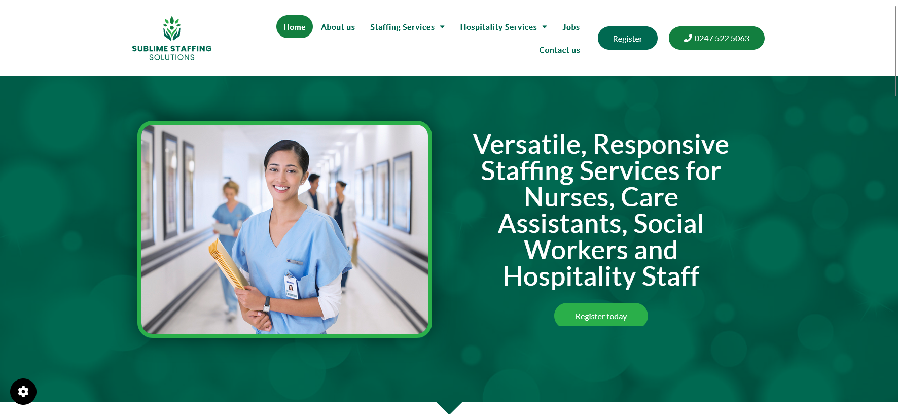 Sublime Staffing Solutions Website