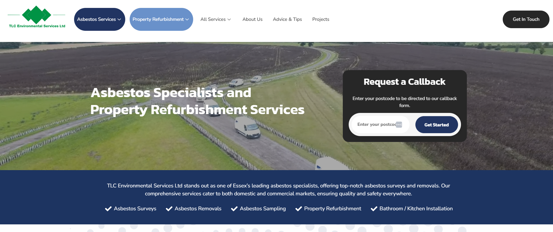 TLC Environmental Ltd Website