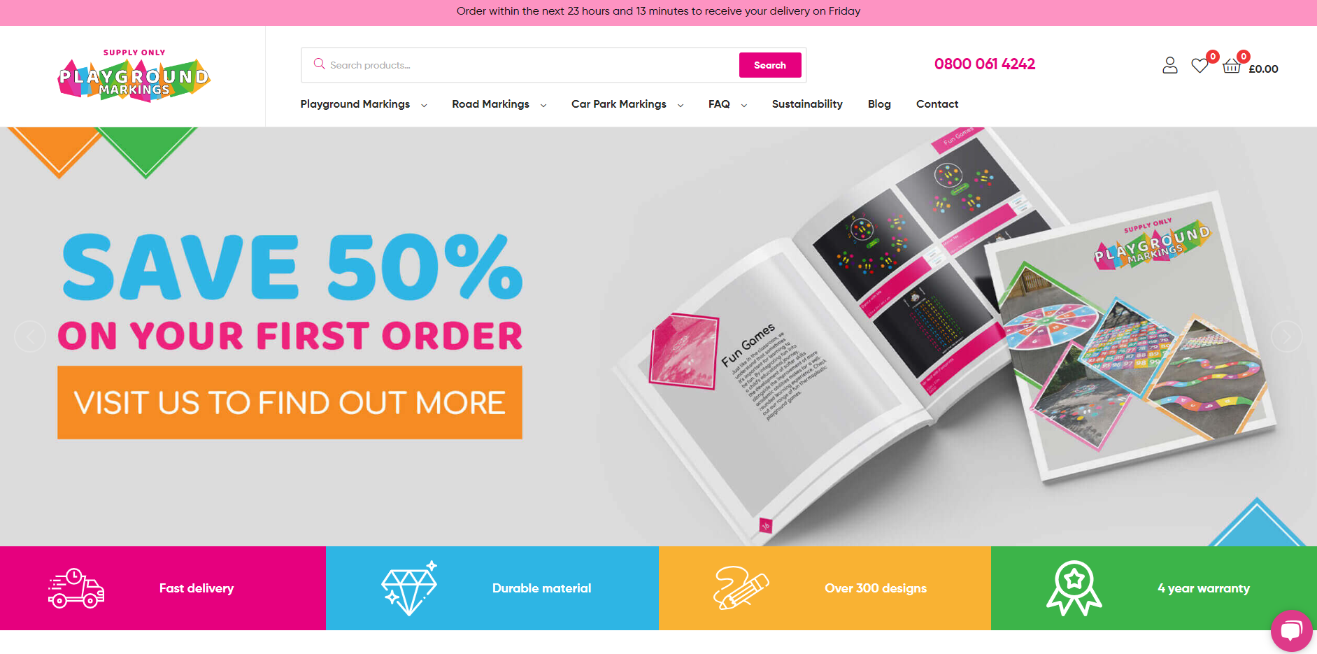 Supply Only Playground Markings Website