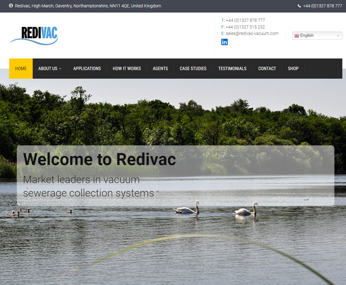 Redivac Vacuum Website