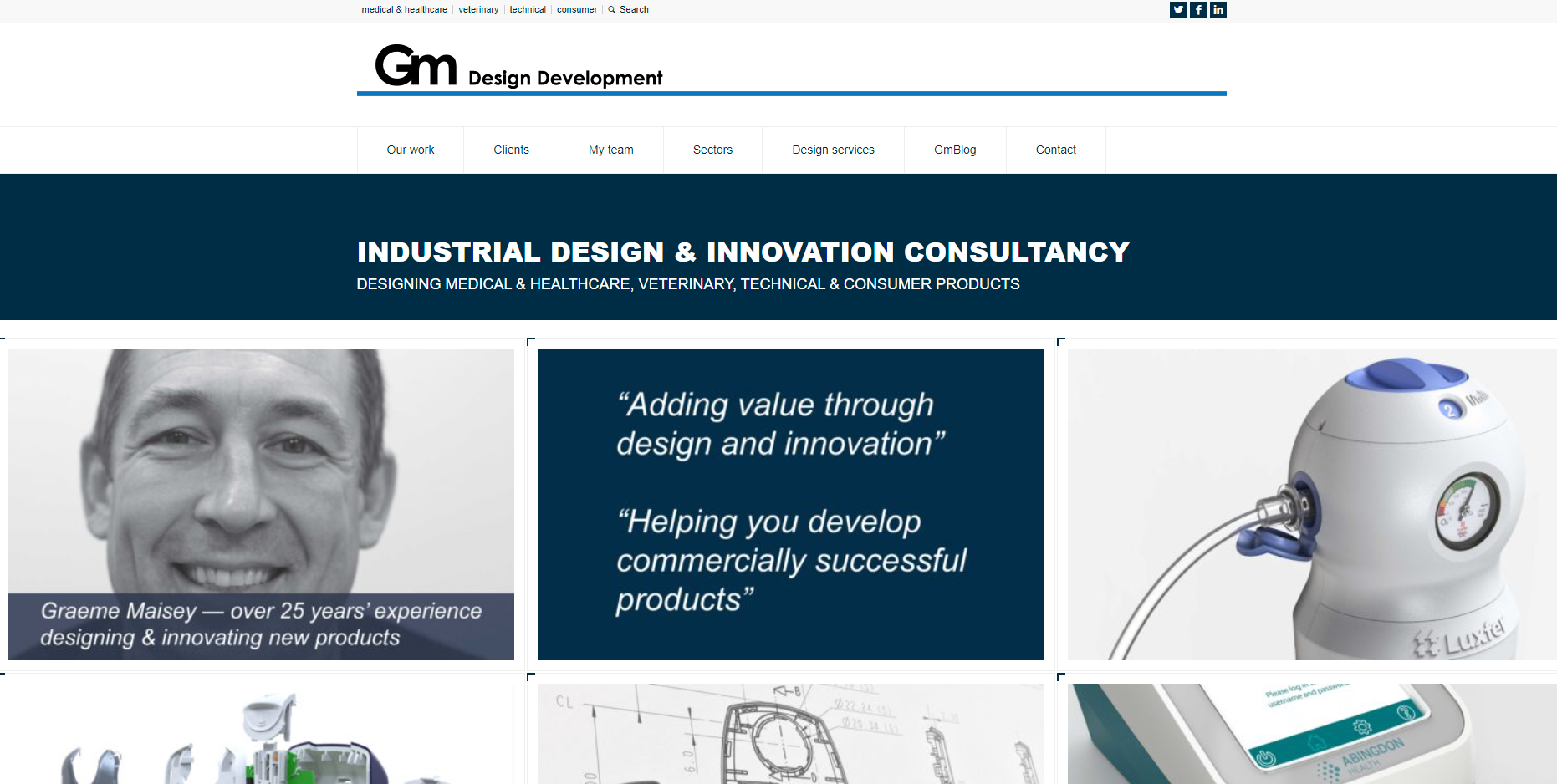 Gm Design Development Website