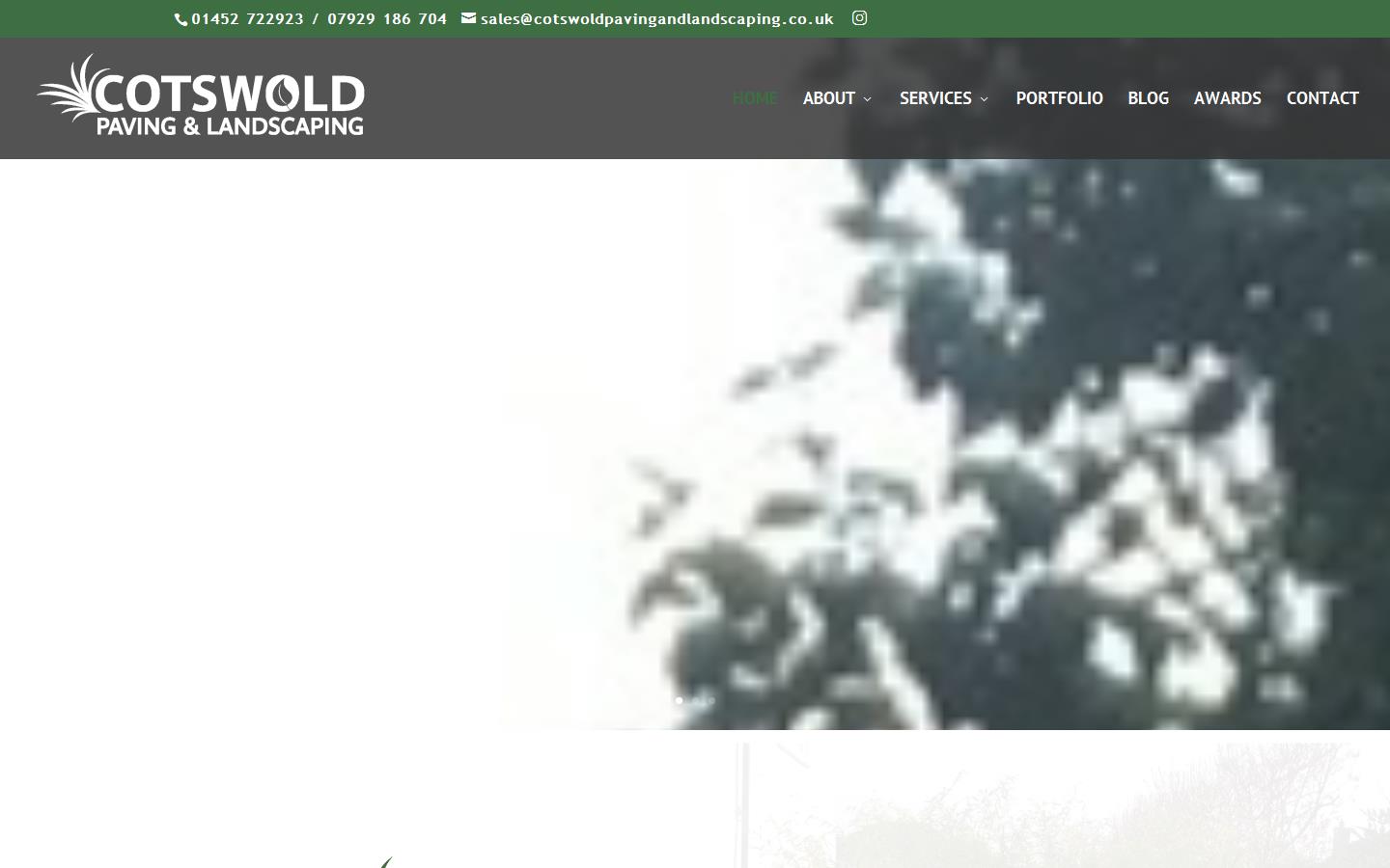 Cotswold Paving & Landscaping Ltd Website