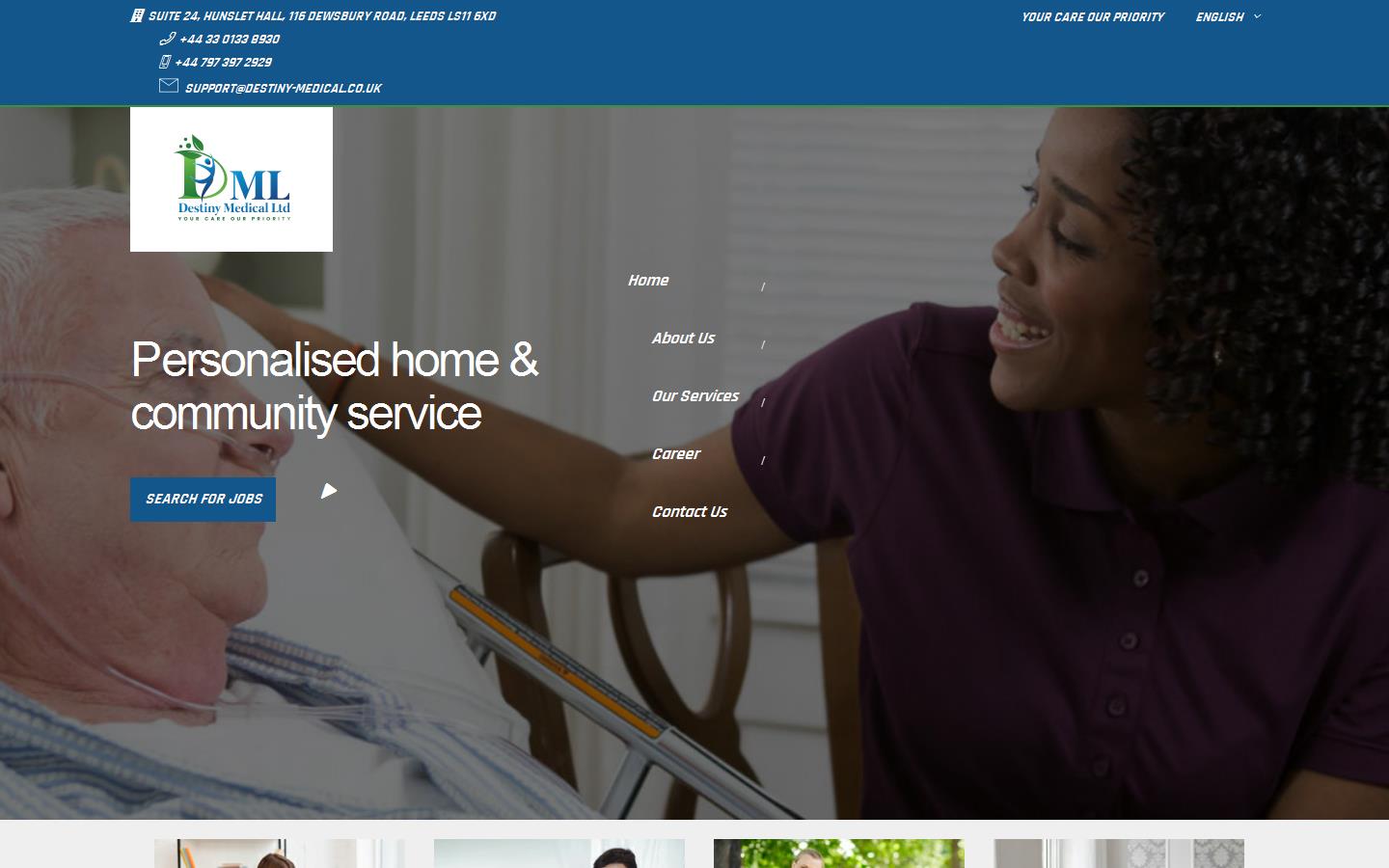 Destiny Medical Website