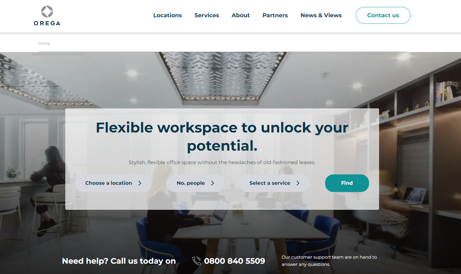 OREGA Management LTD Website