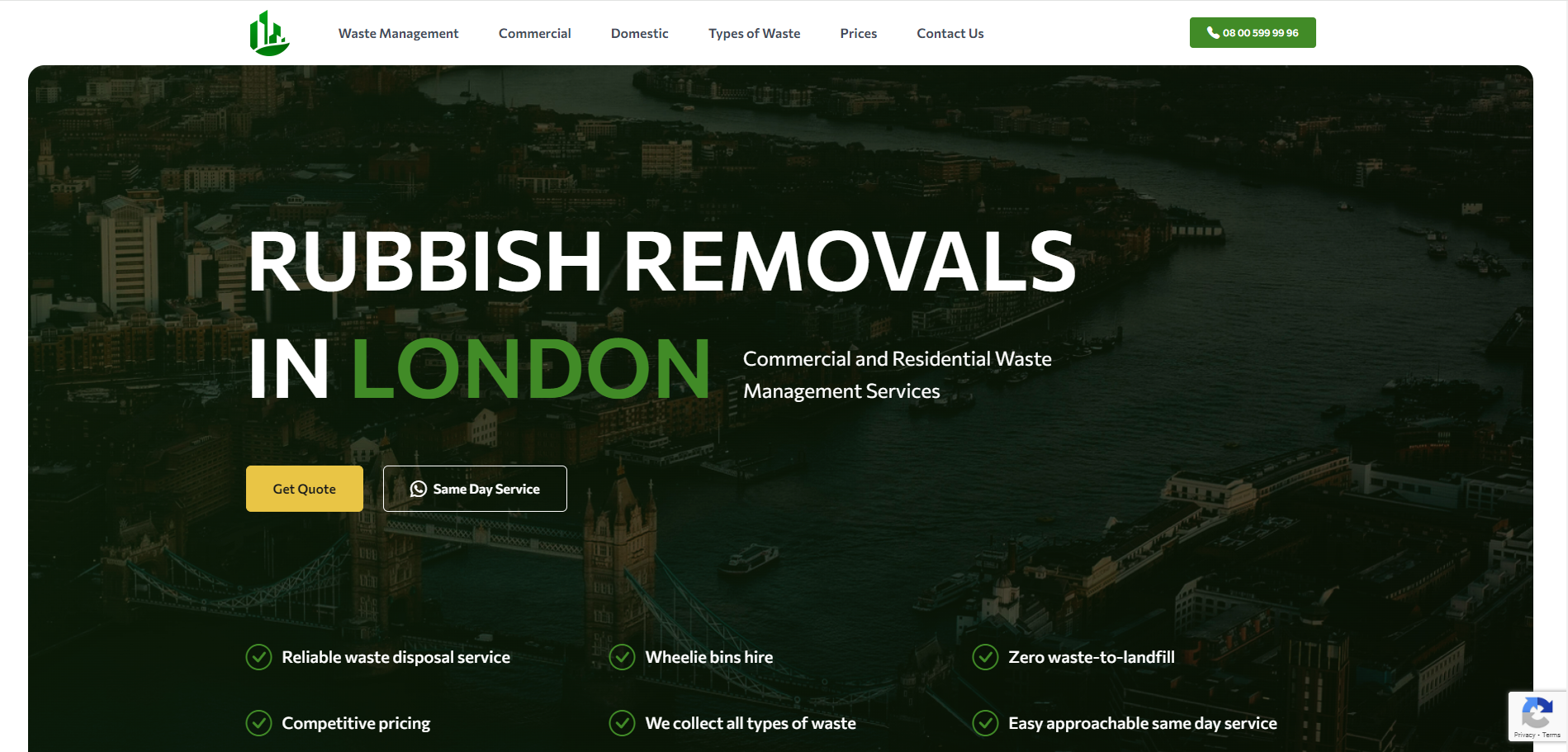 Any London Waste Website