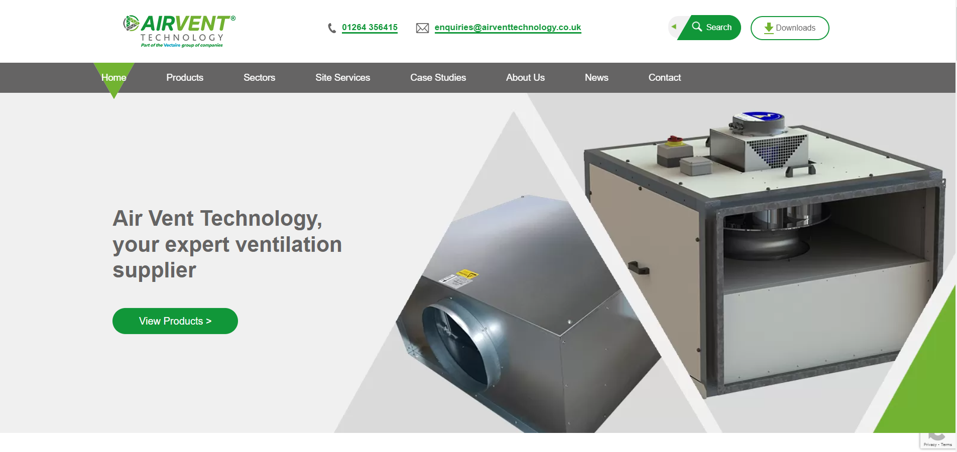 Air Vent Technology Ltd Website