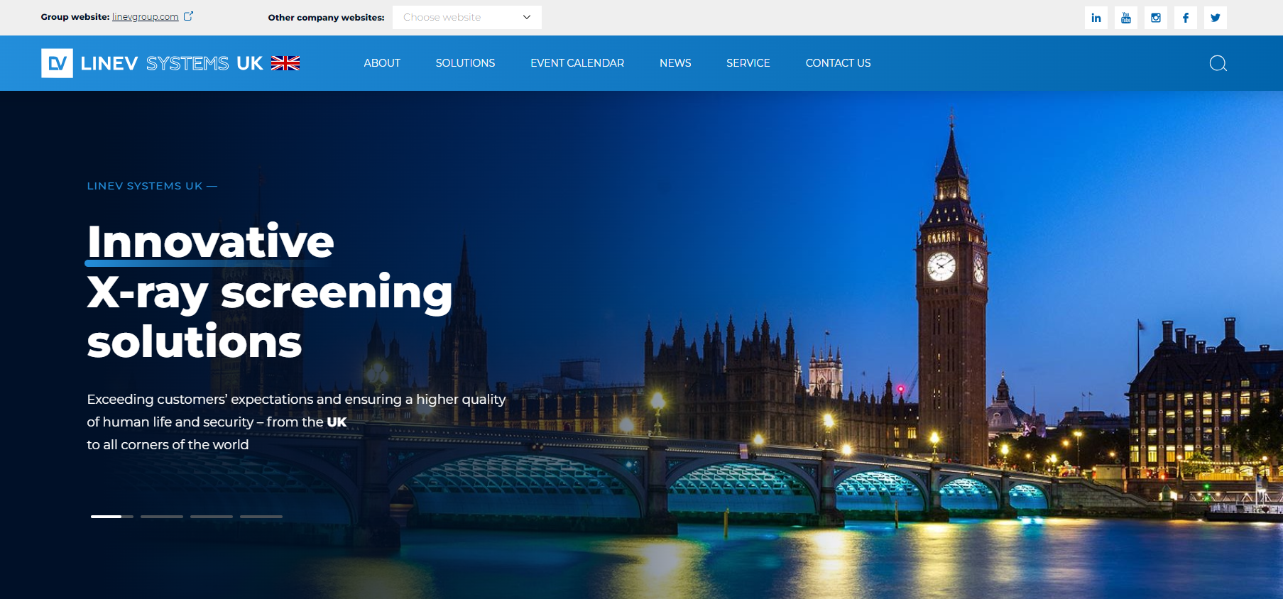 LINEV Systems UK Ltd Website