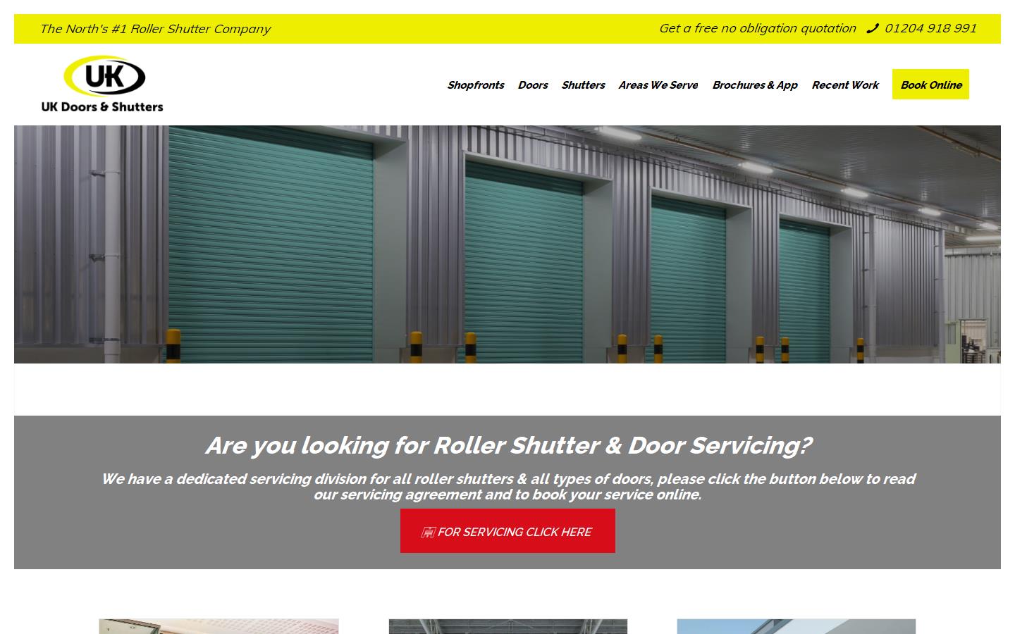UK Doors and Shutters Website