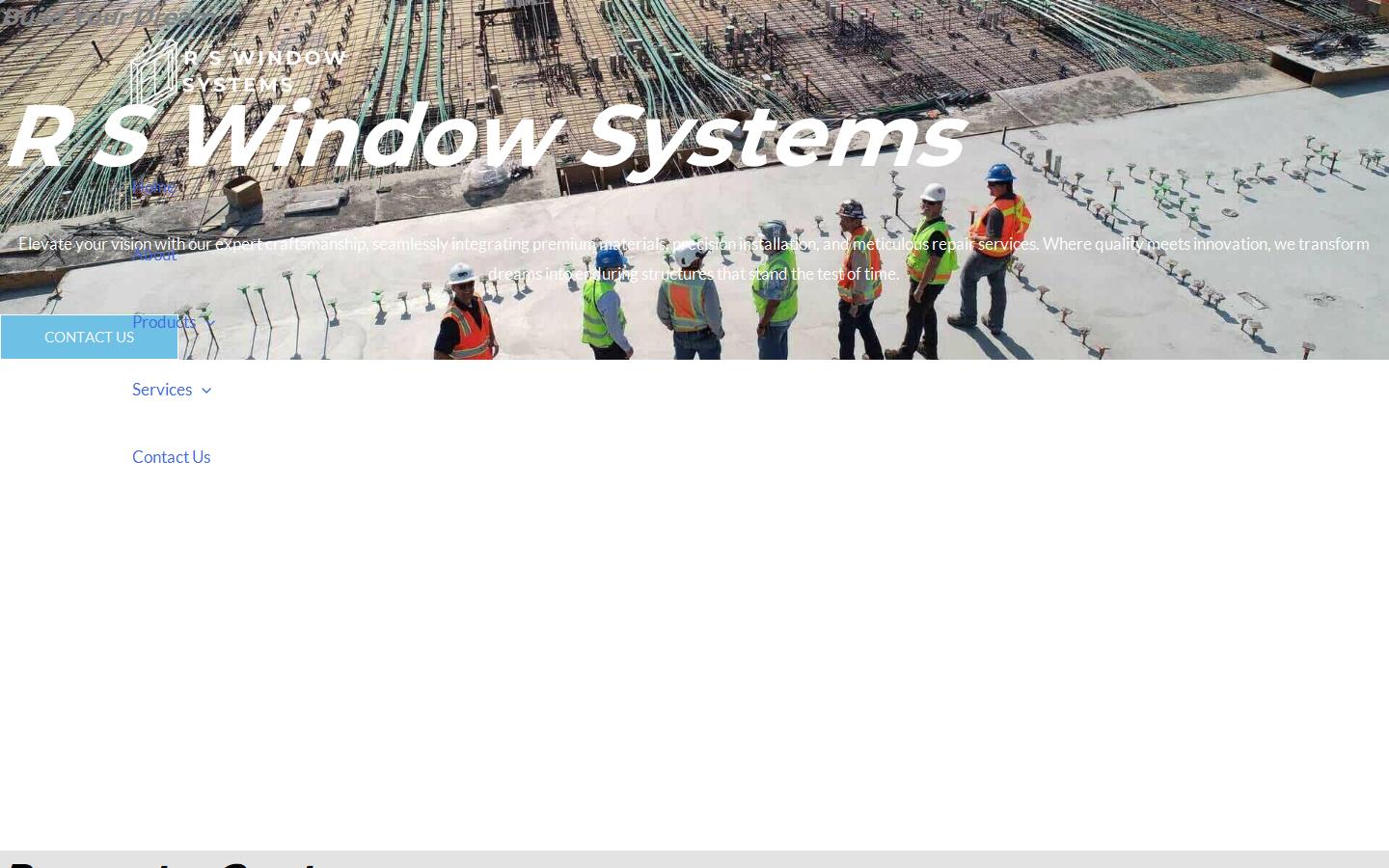 R S Window Systems Ltd Website
