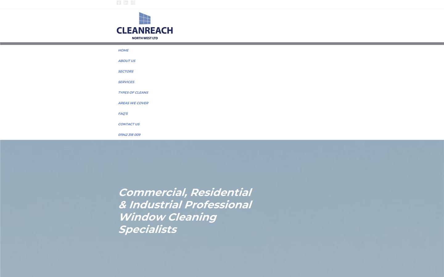 CleanReach NW Ltd Website