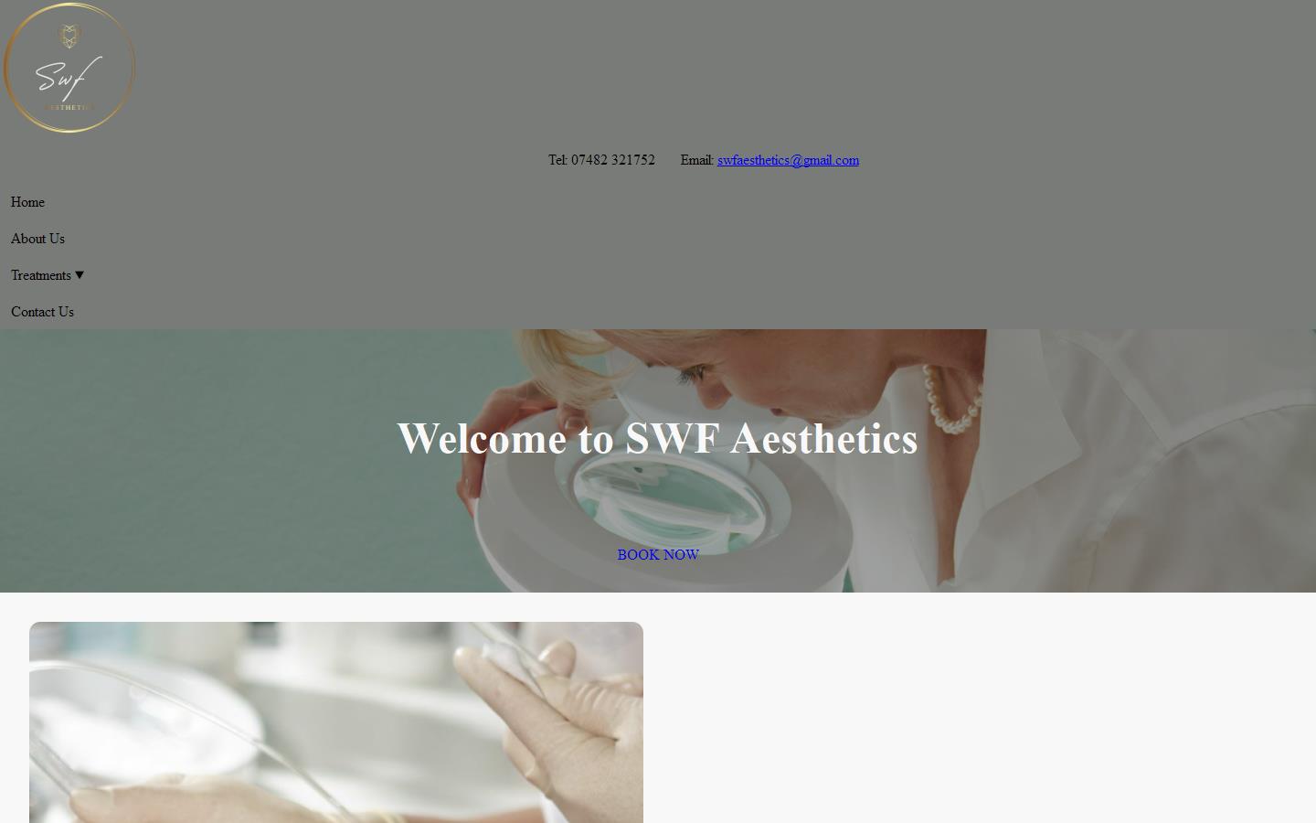 SWF Aesthetics  Website