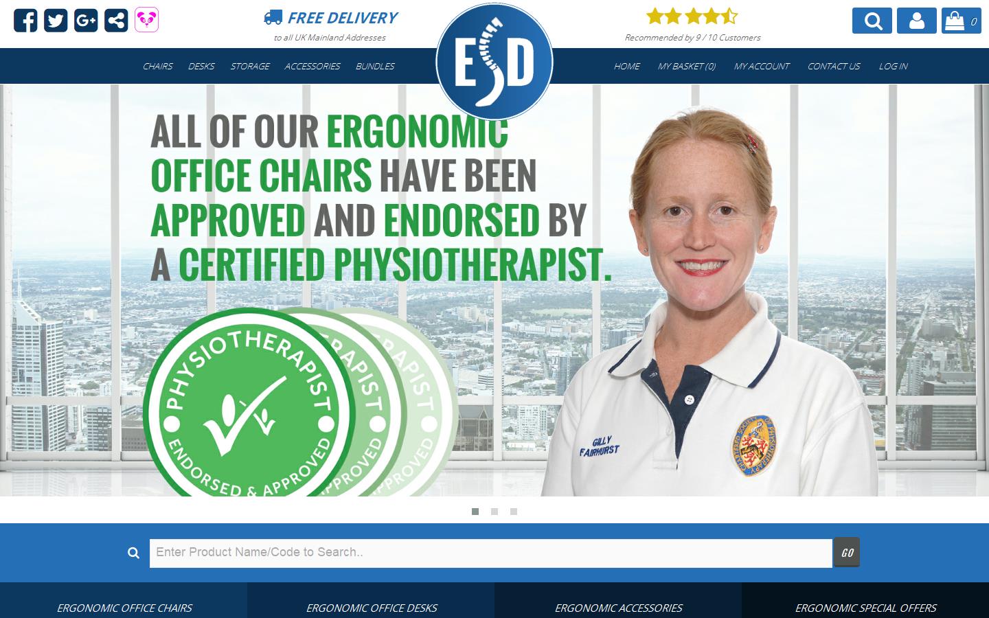 Ergonomic Solutions Direct Website