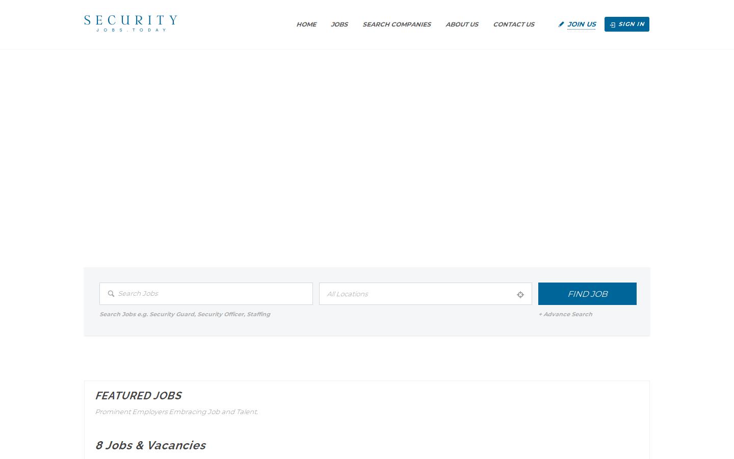Security Jobs Today Website