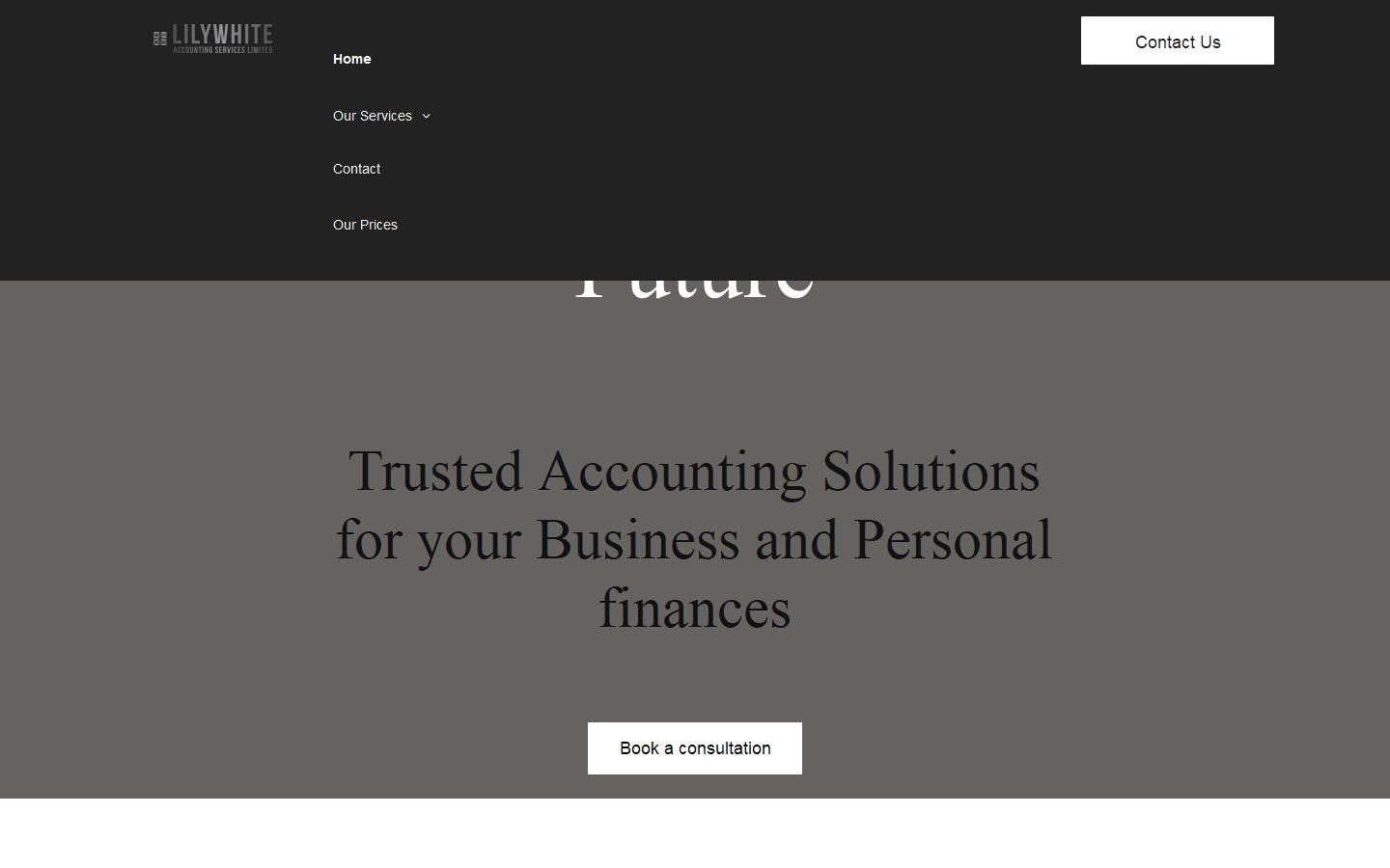 Lilywhite accounting services limited Website