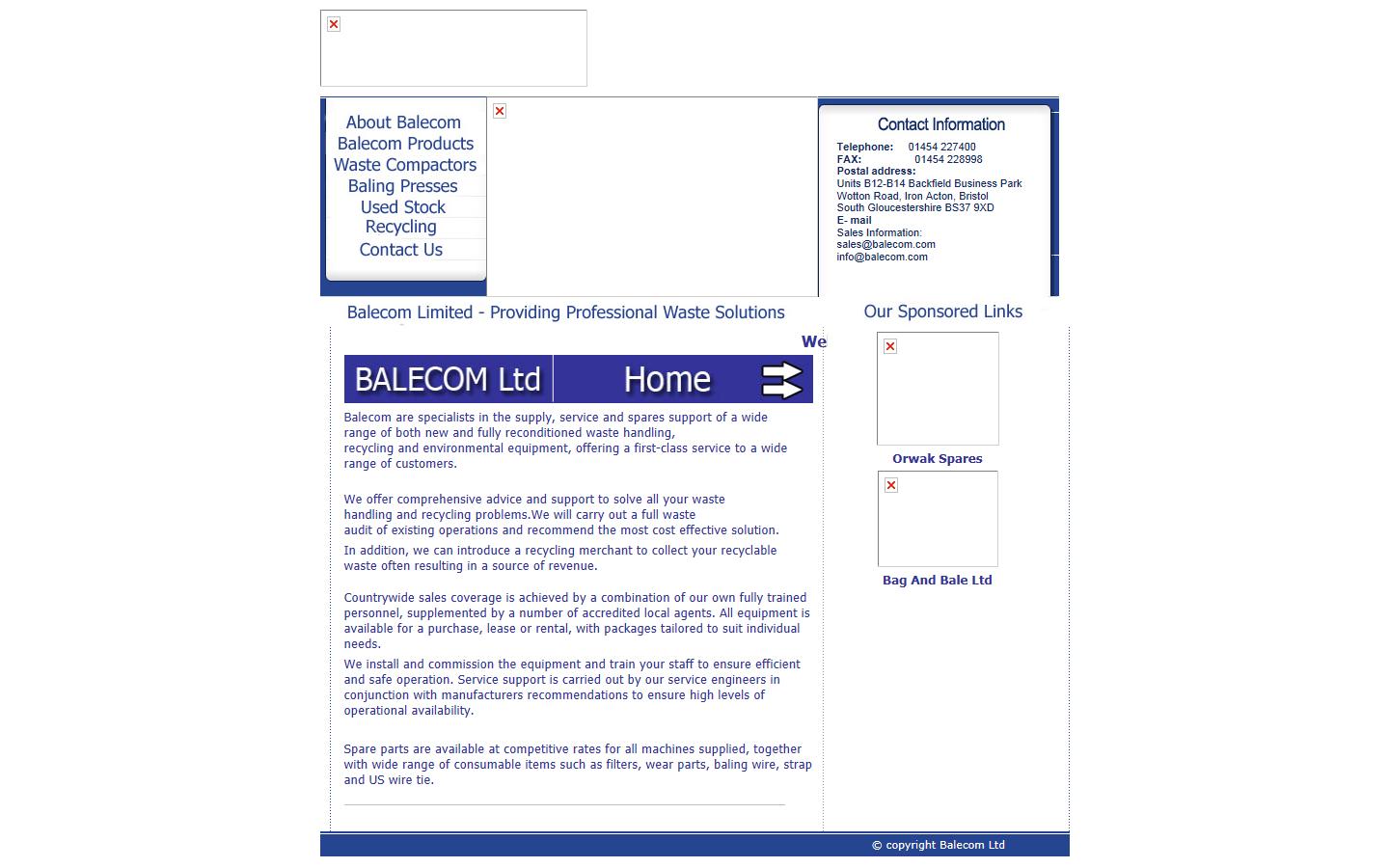 Balecom Website