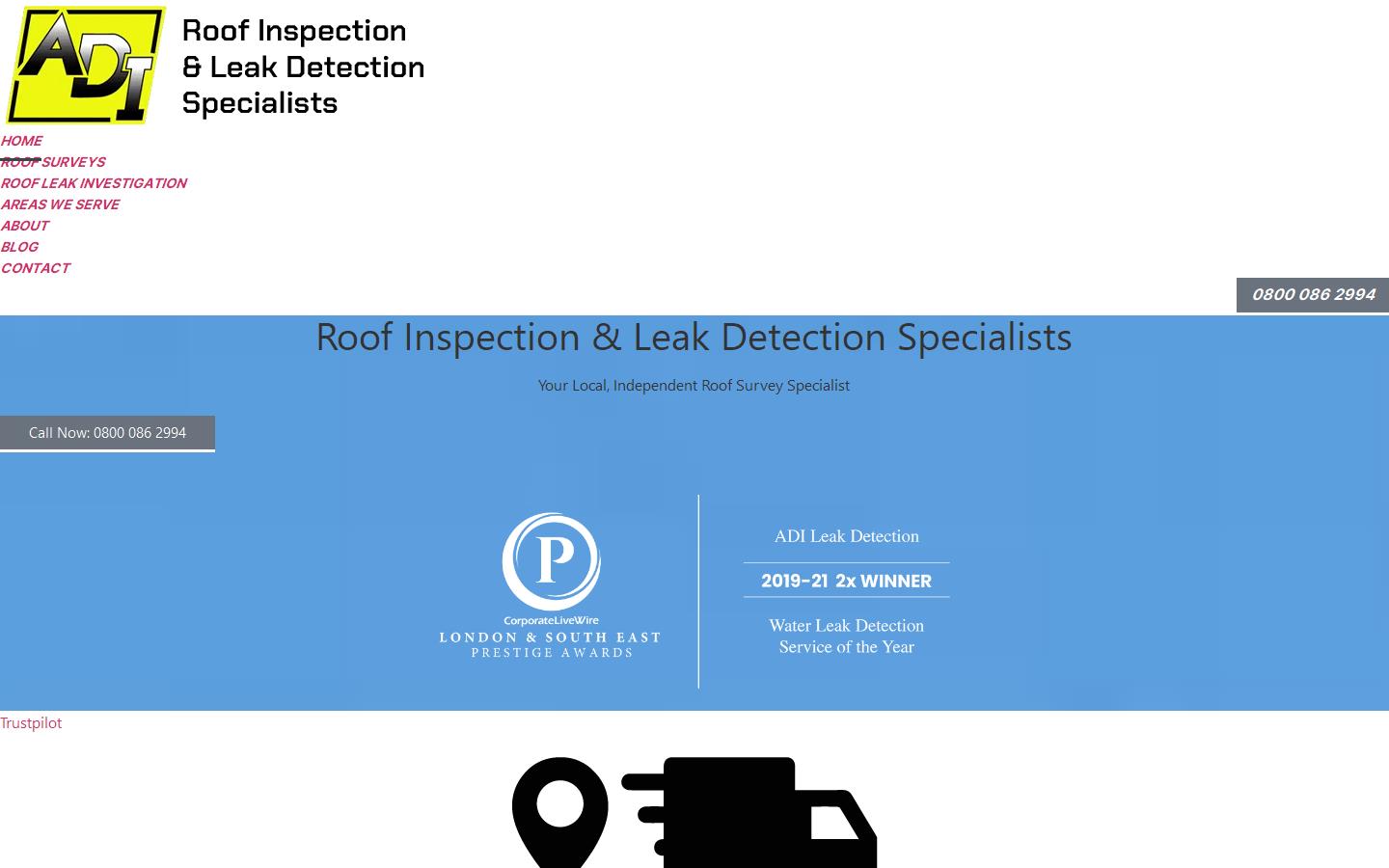 ADI Roof Surveys Website