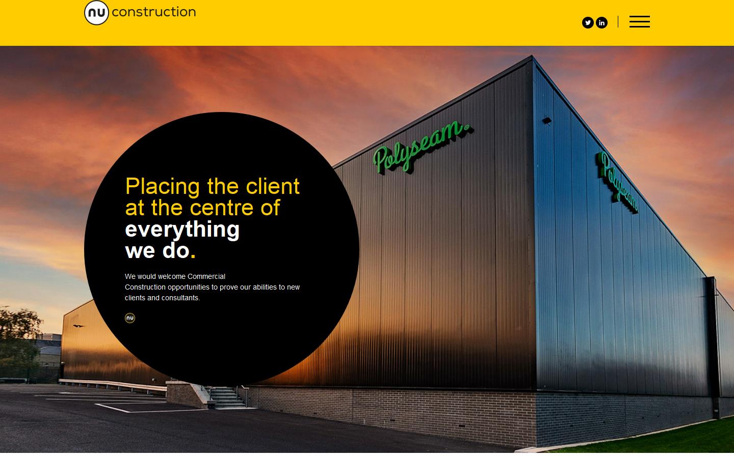 NU Construction Ltd Website