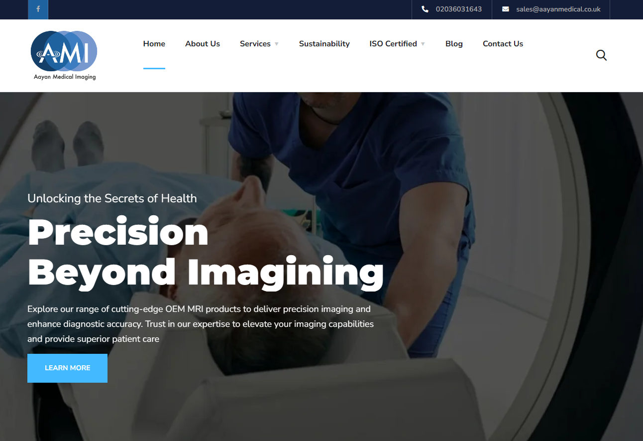 Aayan Medical Imaging Website