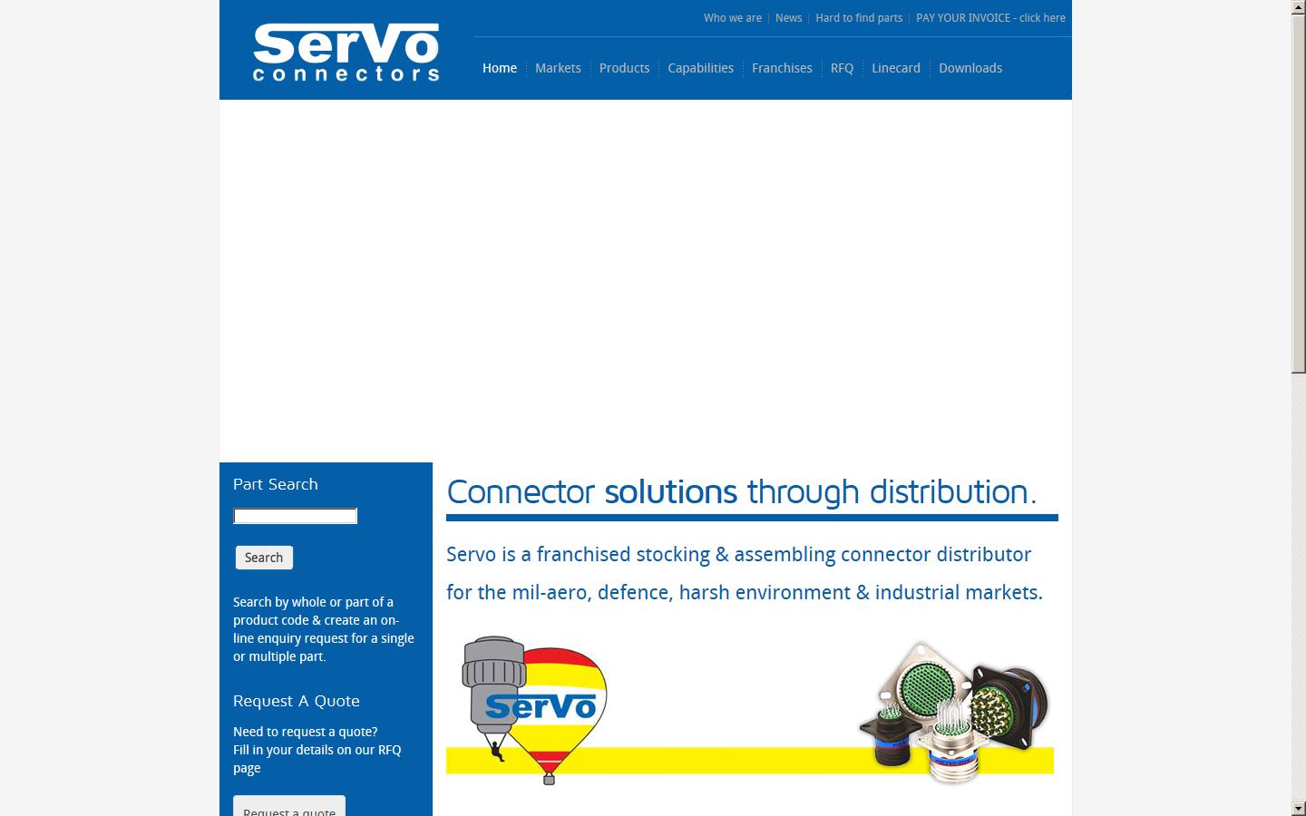 Servo Connectors (Division of Servo & Electronic Sales Ltd) Website