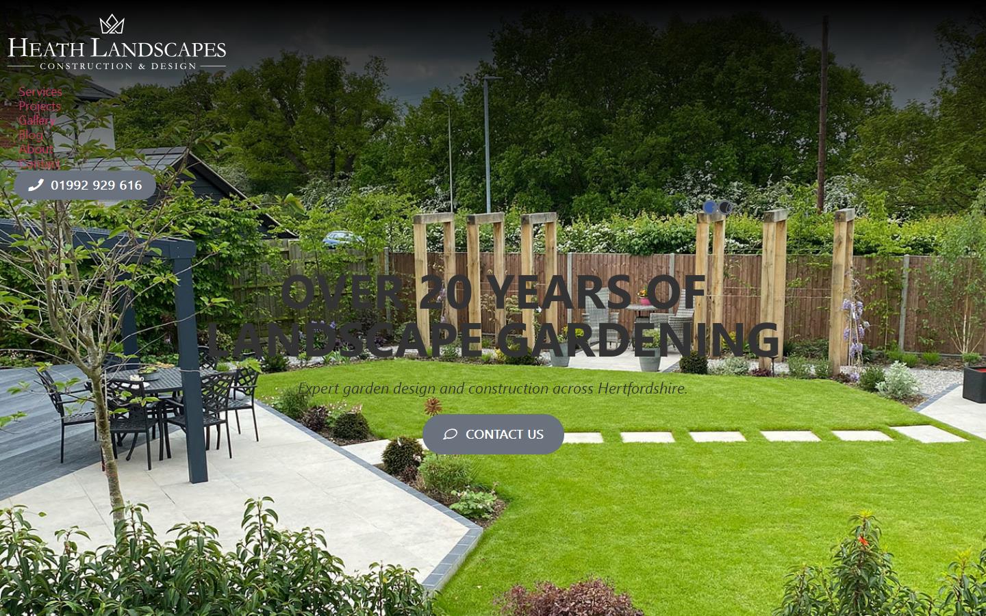 Heath Landscape Designs Website