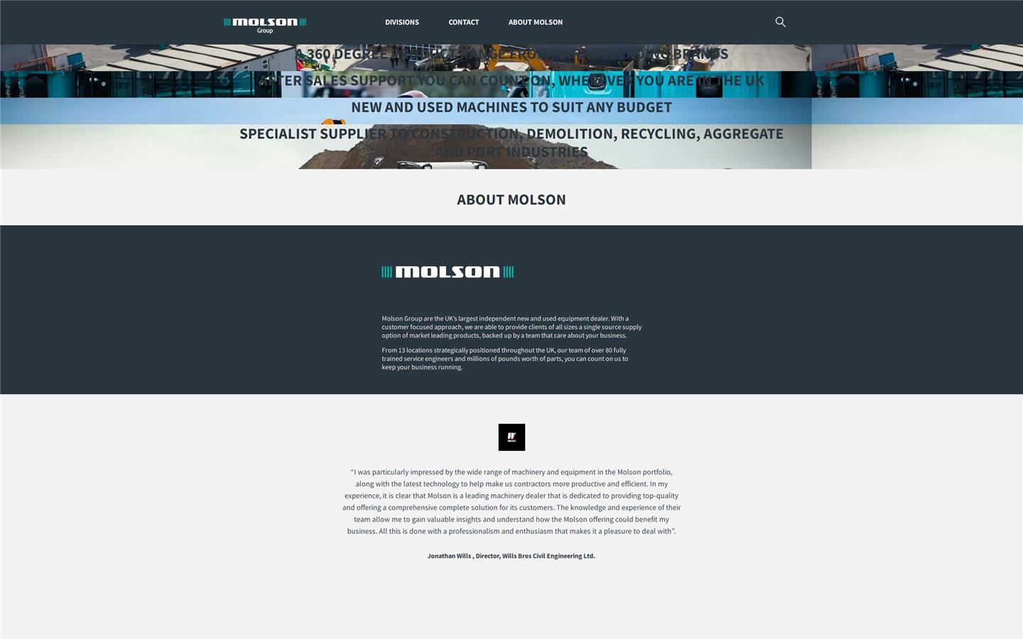 Molson Group Ltd Website