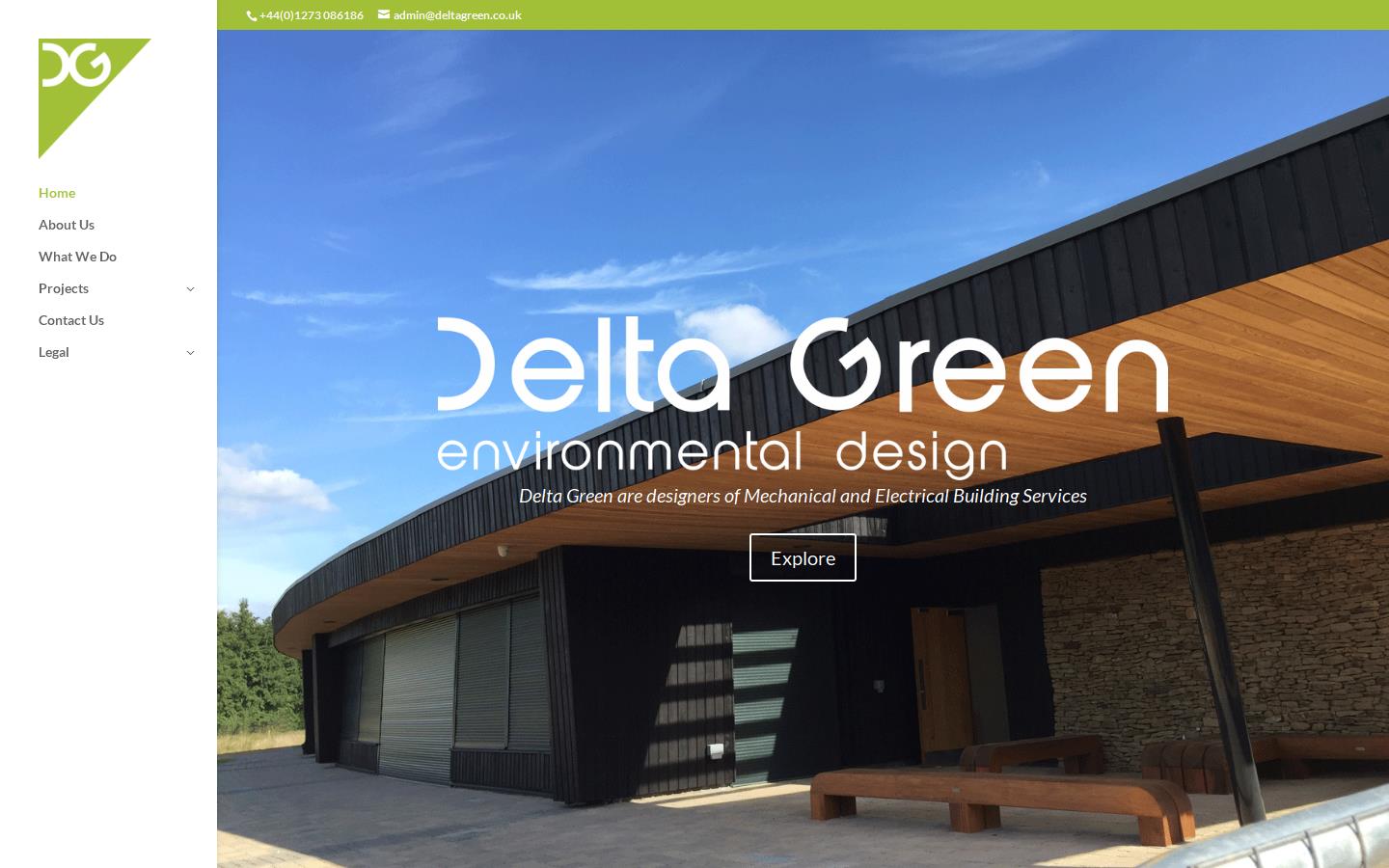 Delta Green Environmental Design Ltd Website