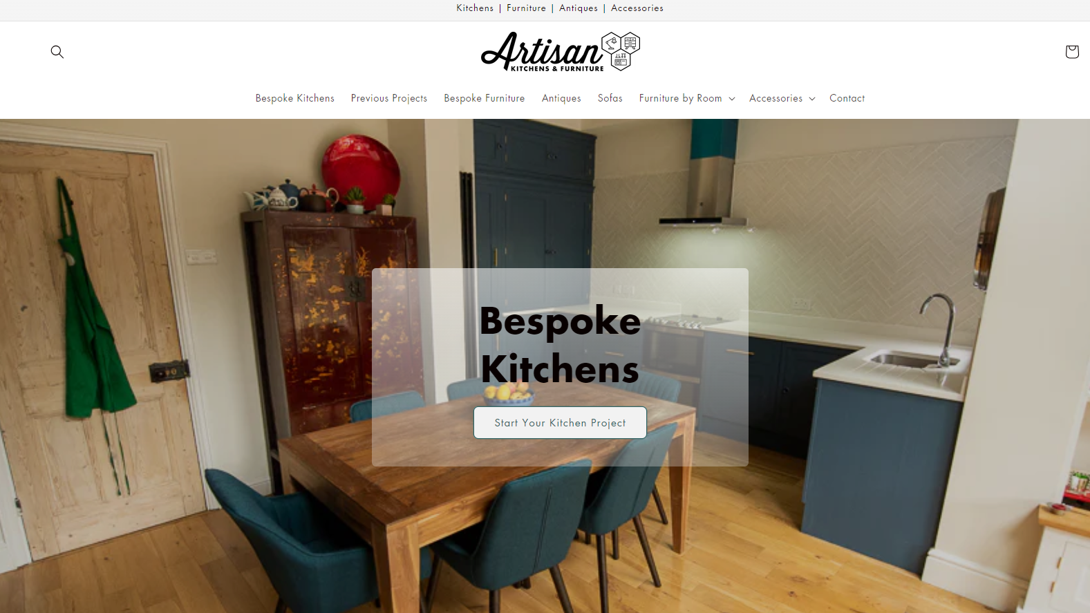 Artisan Kitchens & Furniture Website