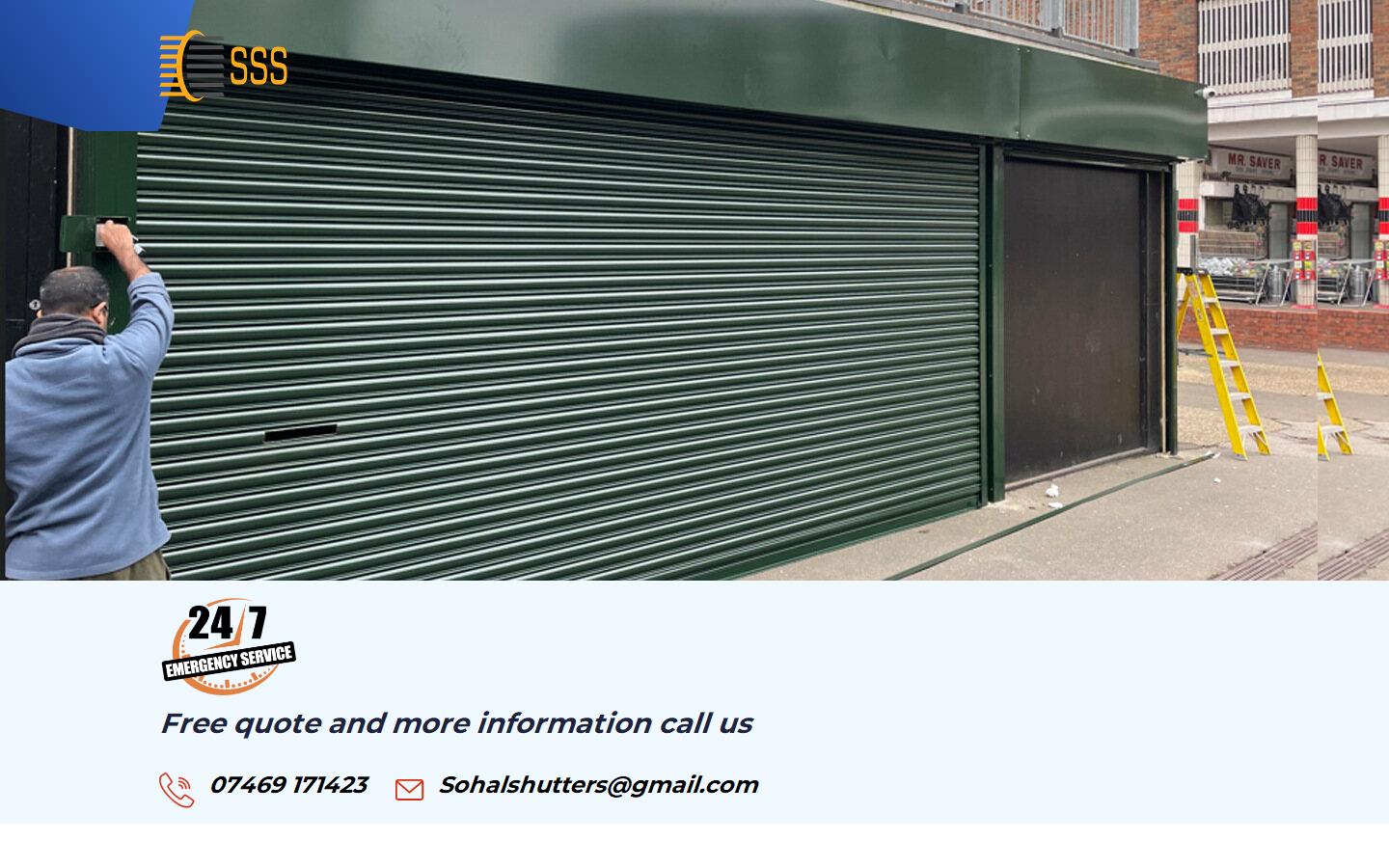 Sohal Shop Fronts - Emergency Shutter Repair Website