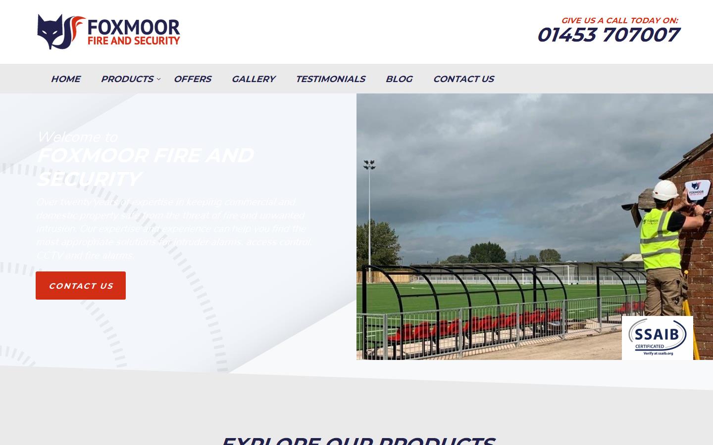 Foxmoor Fire and Security Website