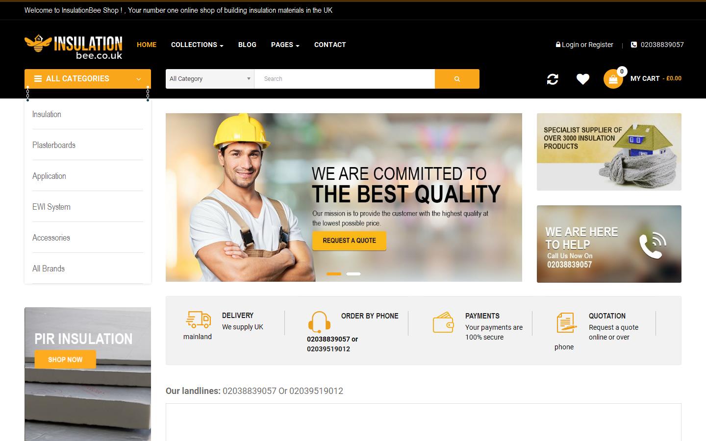 Insulationbee LTD Website