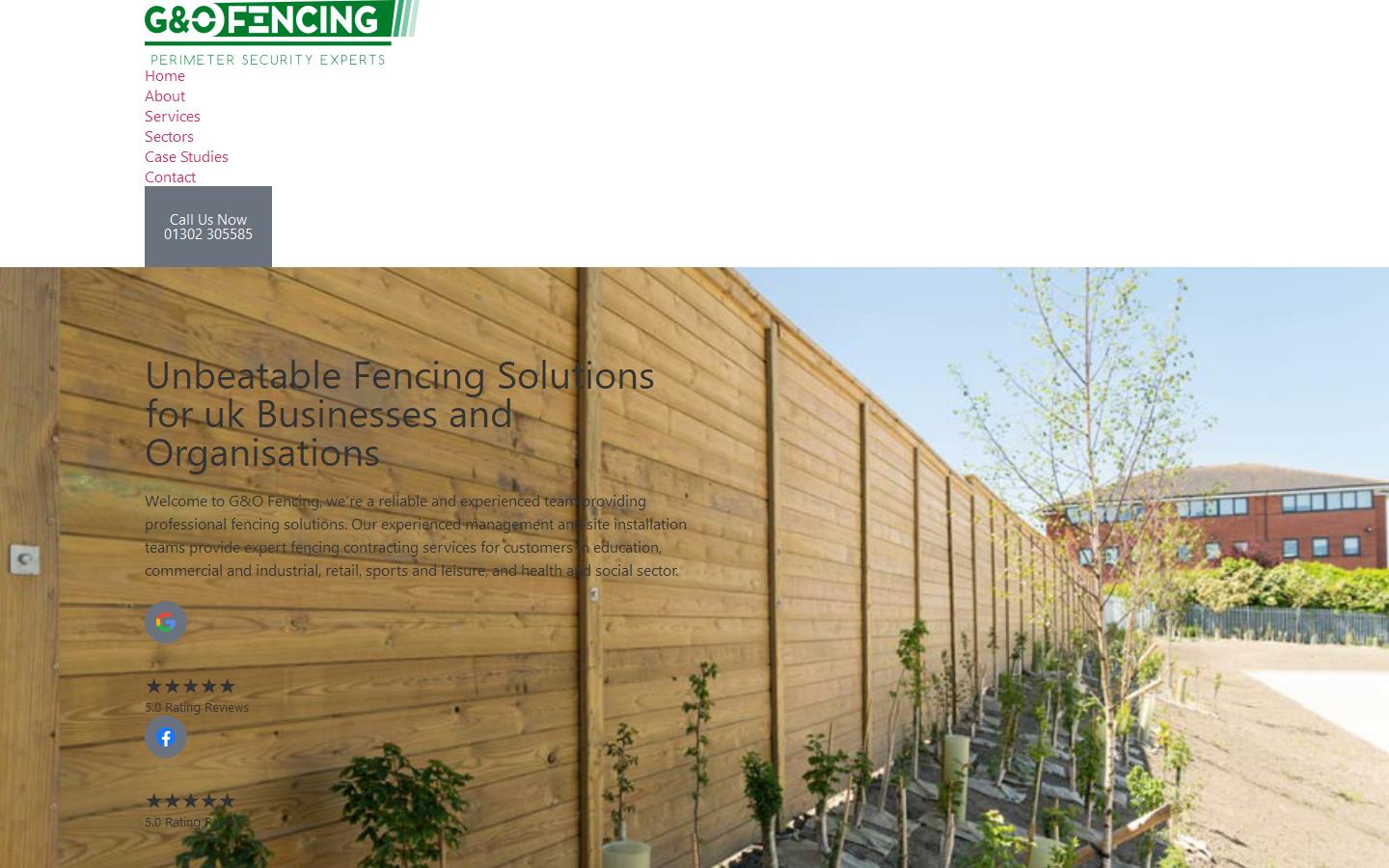 G & O Fencing Limited Website