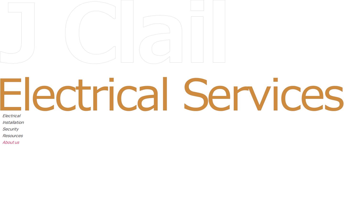J Clail Electrical Services Website
