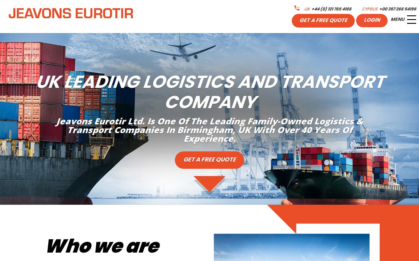 Jeavons Eurotir Ltd Website