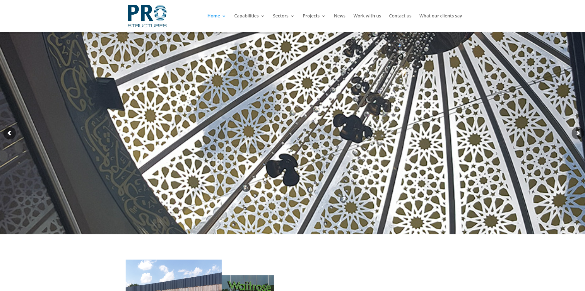 PRO Structures LTD Website