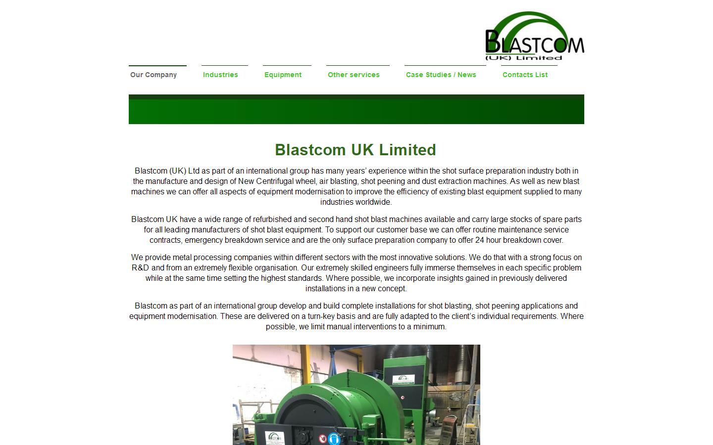 Blastcom (UK) LTD Website