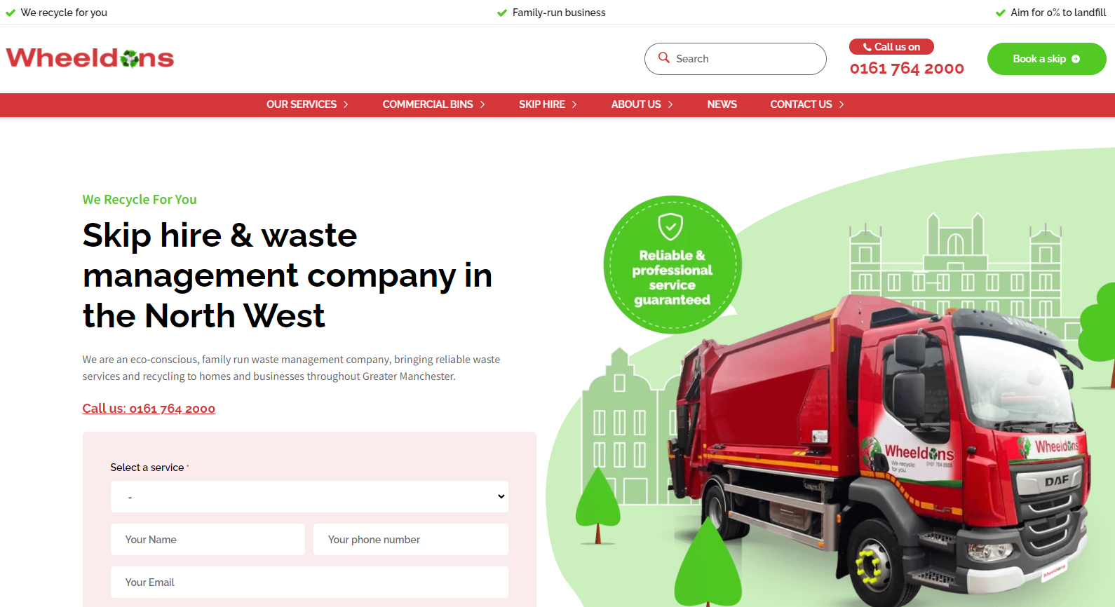 Wheeldon Brothers Waste Ltd Website