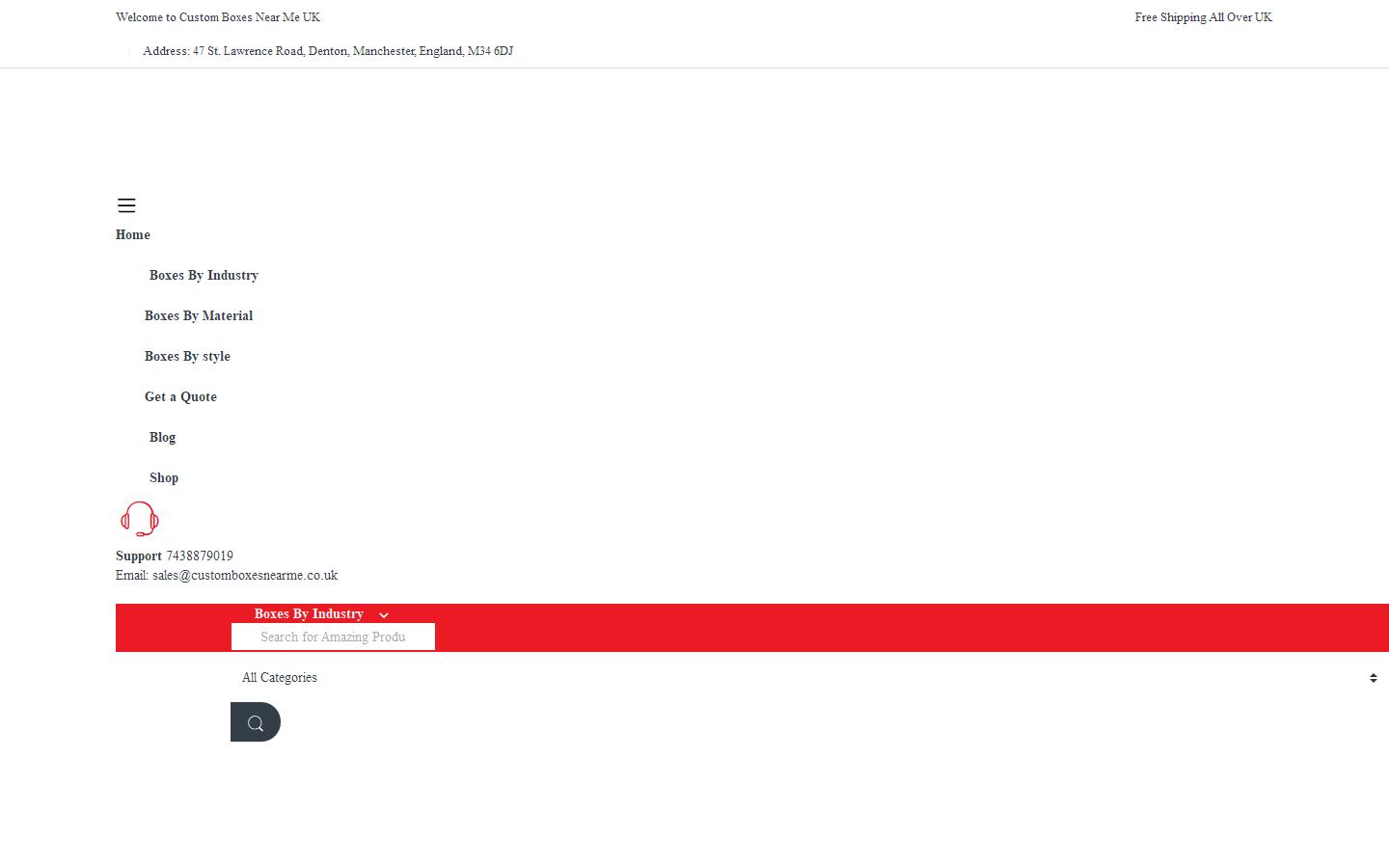 Custom Boxes Wholesale Website