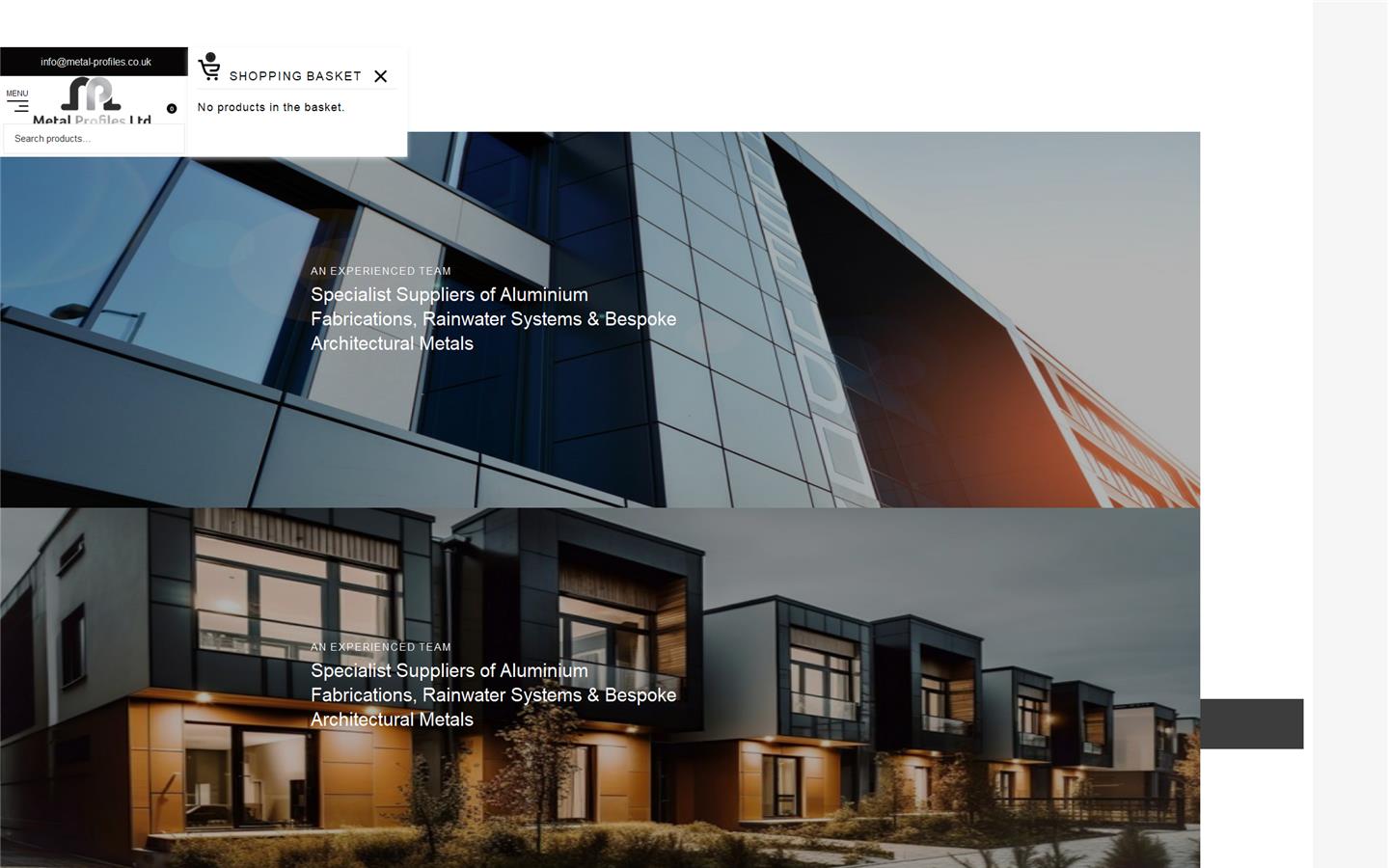 Metal Profiles Ltd Website