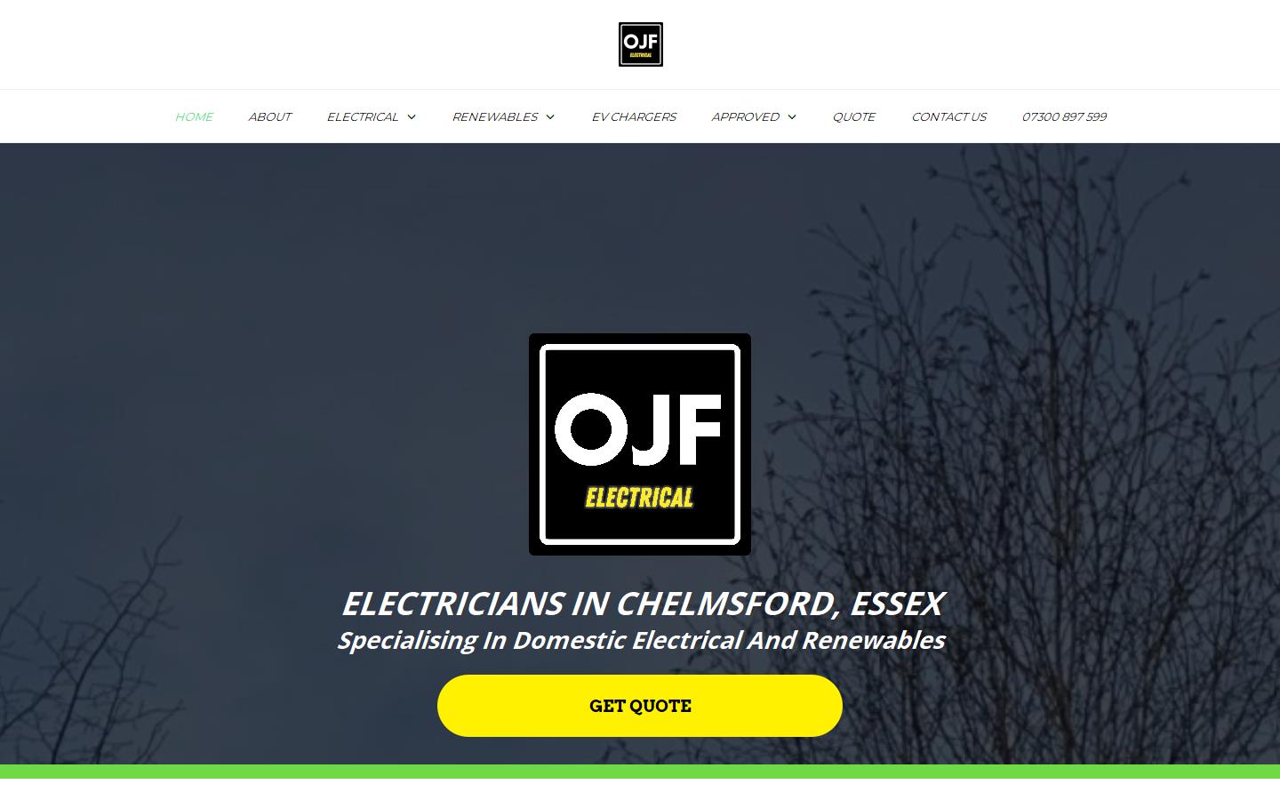 OJF Electrical Ltd Website