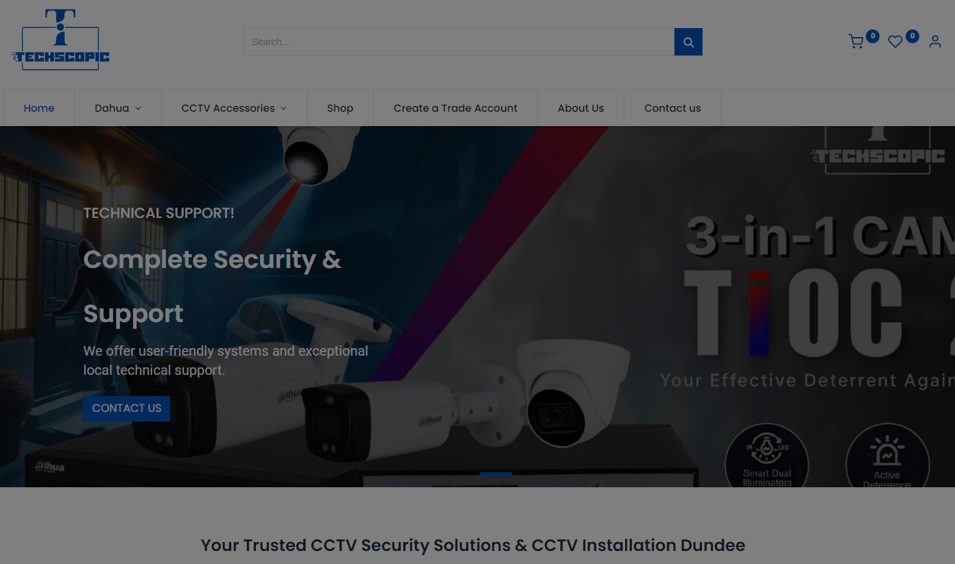 Techscopic LTD | CCTV Security Solutions Website