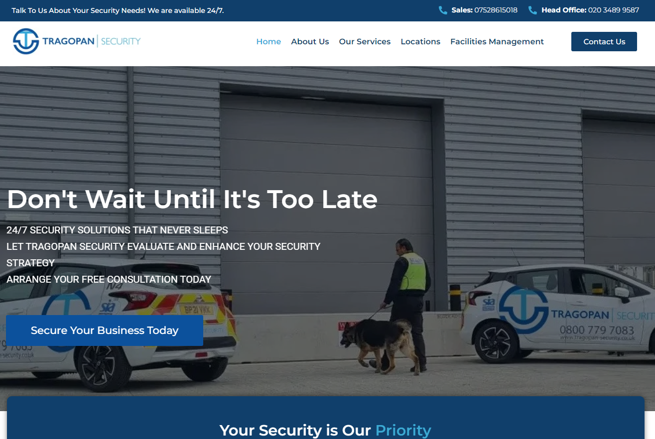 Tragopan Security Website