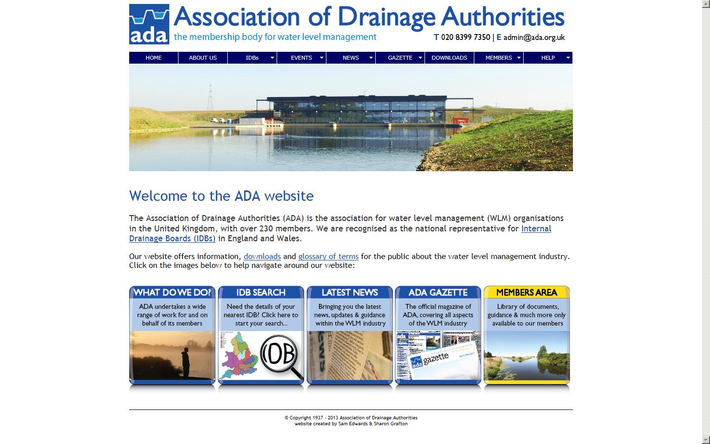 Association of Drainage Authorities Website