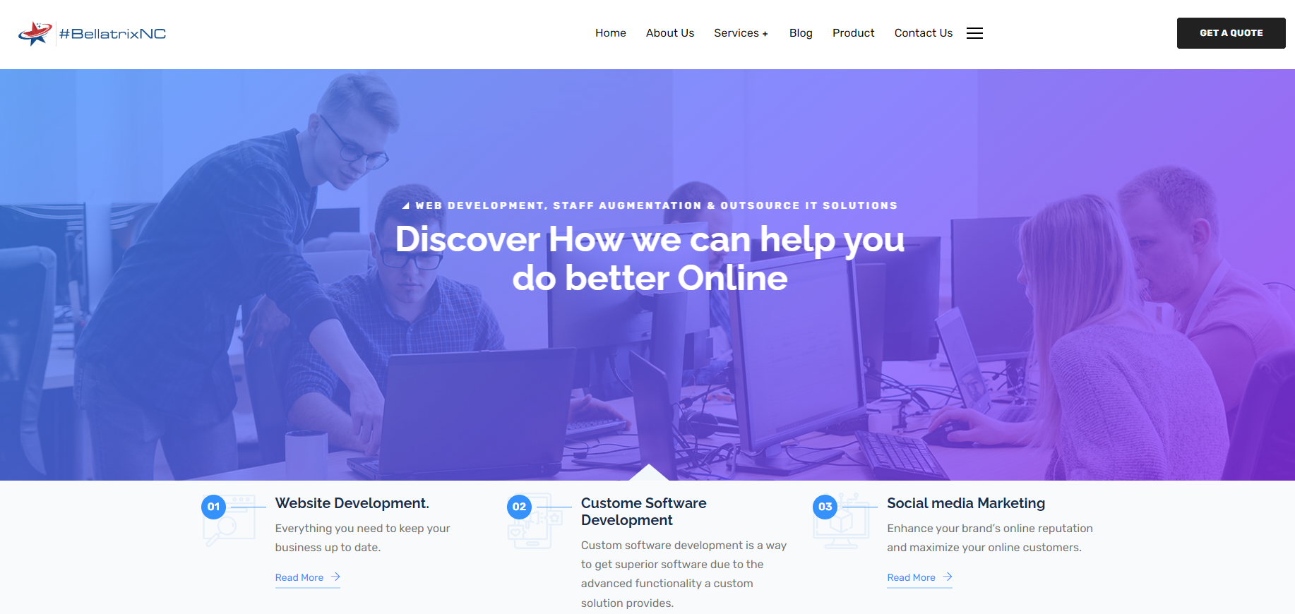 Bellatrix Network Communications Ltd Website