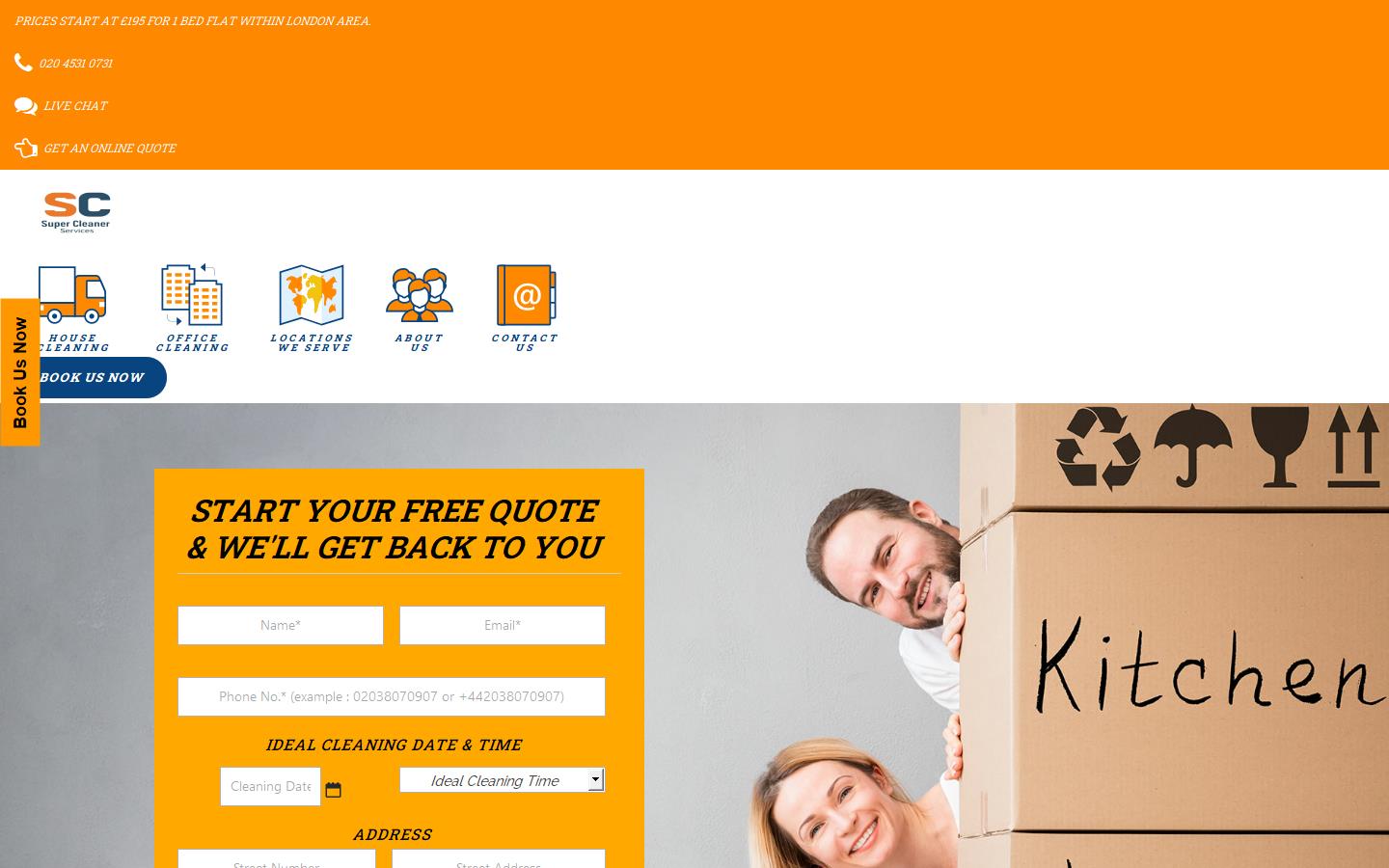 Super Cleaner Stanmore Website