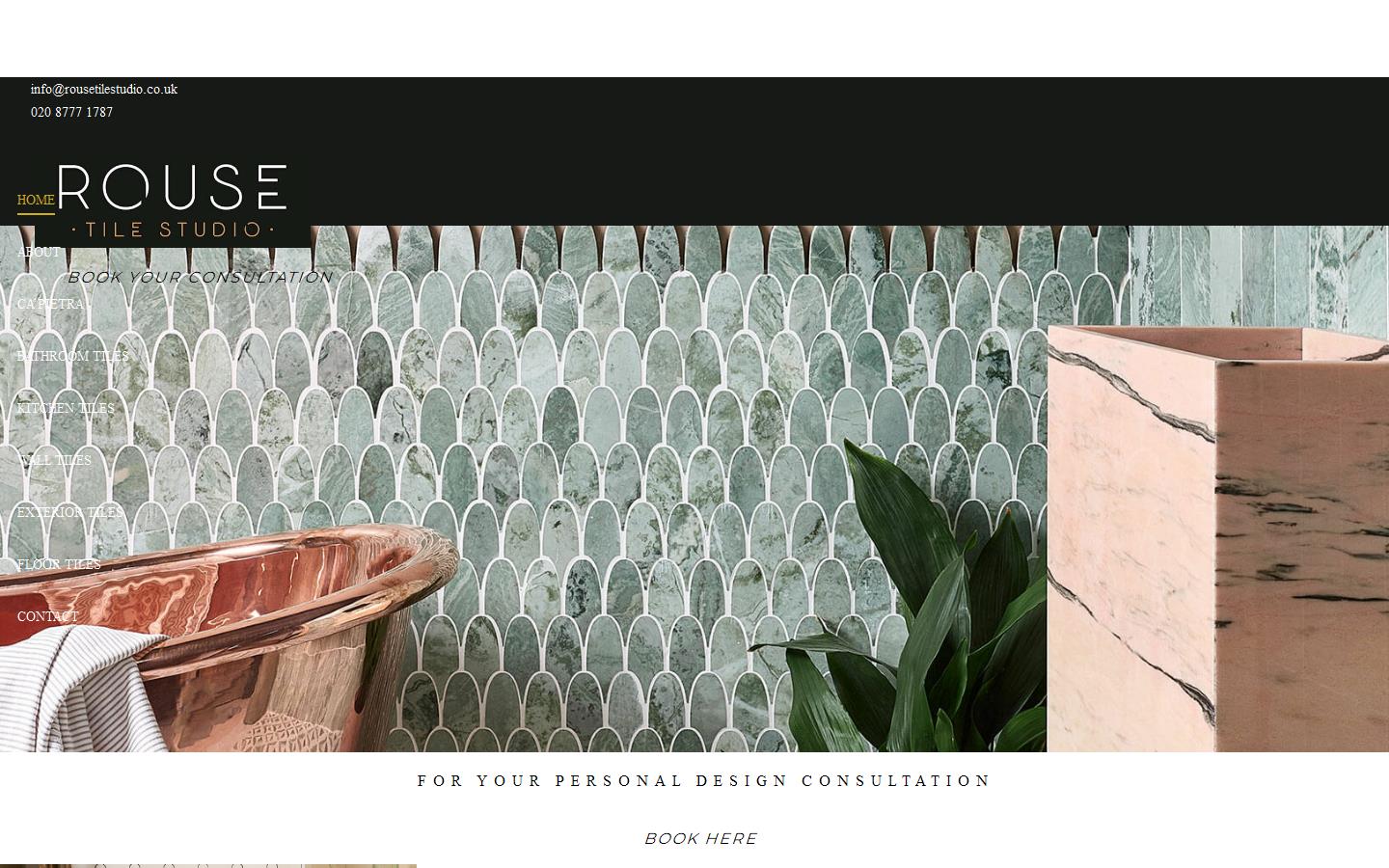 Rouse Tile Studio Website
